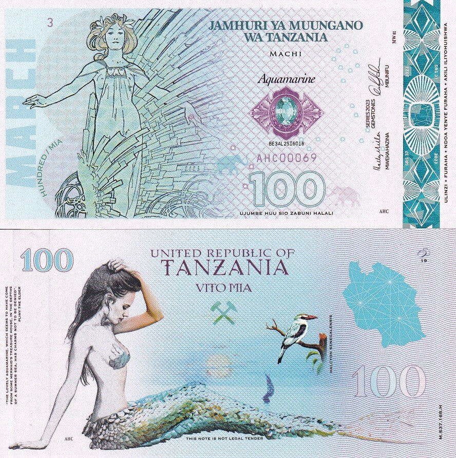 BIRTHSTONE SERIES 100 Vito March 2023 Wa Tanzania Aquamarine Polymer Fantasy
