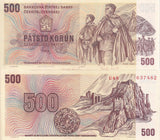 Czechoslovakia 500 Korun 1973 P 93 a UNC