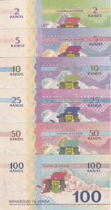 Venda Set 6 , 2 5 10 25 50 100 Rands 2015 Fantasy Truck helicopter Bullet Train