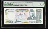 Pakistan 500 Rupees ND 1986 P 42 s SPECIMEN Gem UNC PMG 66 EPQ
