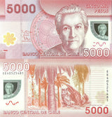 Chile 5000 Pesos 2014 P 163 Polymer UNC