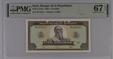 Haiti 1 Gourde 1989 P 253 a Superb Gem UNC PMG 67 EPQ
