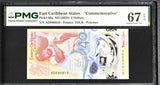 East Caribbean States 2 Dollars ND 2023 P 60 a 888810 Superb Gem UNC PMG 67 EPQ