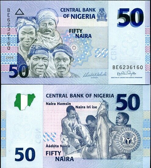 Nigeria 50 Naira 2006 P 35 UNC