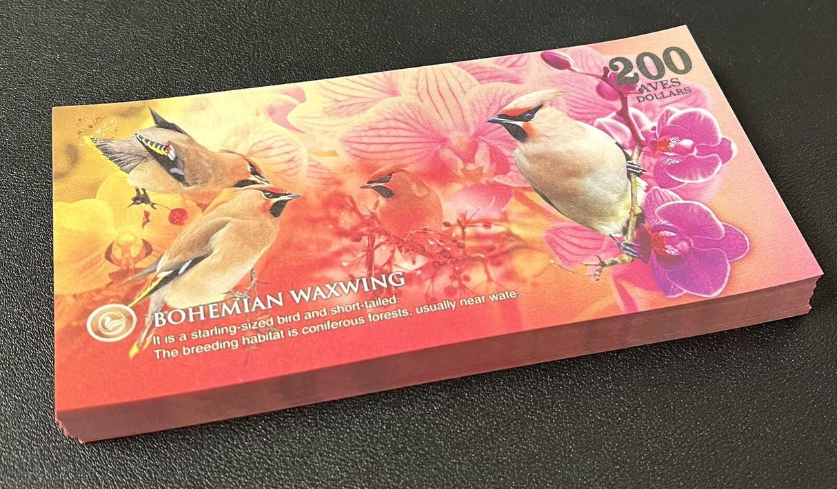 ATLANTIC FOREST 200 AVES DOLLARS BOHEMIAN WAWING 2024 Fantasy Lot 100 Pcs