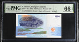 Comoros 1000 Francs 2005 P 16 c Gem UNC PMG 66 EPQ