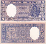 Chile 5 Pesos 1/2 Condor ND 1958-1959 P 119 UNC
