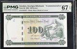 Sweden 100 Kronor 2025 P 68 Commemorative nice 23457 Superb Gem UNC PMG 67 EPQ