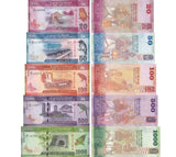 Sri Lanka Set 5 UNC 20 50 100 500 1000 Rupees 2022-2024 issue 2026