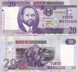Mozambique 20 Meticais 2006 P 143 UNC