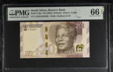 South Africa 20 Rand ND 2023 P 149 a Gem UNC PMG 66 EPQ