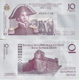 Haiti 10 Gourde 2010 Commemorative Independence of Haiti P 272 UNC