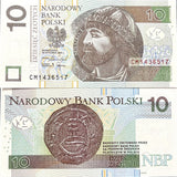 Poland 10 Zlotych 2025 P 183 NEW Date & Sign UNC, Duke Mieszko I, Silver Denar