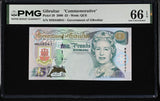 Gibraltar 5 Pounds 2000 P 29 Commemorative Gem UNC PMG 66 EPQ