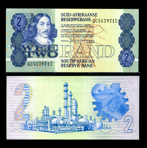 South Africa 2 Rand ND 1978-1980 P 118 d AUnc
