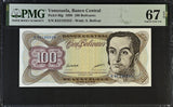 Venezuela 100 Bolivares 1998 P 66 g Superb Gem UNC PMG 67 EPQ TOP POP