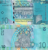 Western Samoa 10 Tala  ND 2008/2017 P 39 b UNC