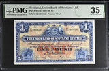 Scotland 1 Pound 1938 P S815 c Choice Very Fine PMG 35