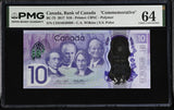 Canada 10 Dollars 2017 P 112 Comm. Commemorative Ending 9999 Choice UNC PMG 64