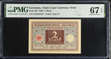 Germany 2 Mark 1920 P 60 Superb Gem UNC PMG 67 EPQ