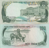 South Vietnam 100 DONG ND 1972 P 31 AUnc