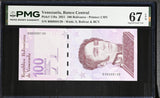 Venezuela 100 Bolivares Digitales 2021 P 119 a Superb Gem UNC PMG 67 EPQ TOP POP