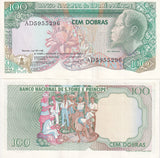 St. Thomas & Prince 100 Dobras 1989 P 60 UNC
