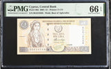 Cyprus 1 Pound 2004 P 60 d Gem UNC PMG 66 EPQ
