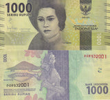 Indonesia 1000 Rupiah 2016/2018 P 154 UNC