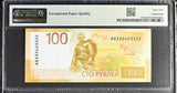 Russia 100 Rubles 2022 P 275Aa Superb Gem UNC PMG 69 EPQ TOP POP