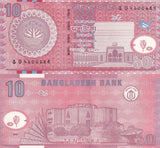 Bangladesh 10 Taka 2002 P 39 a UNC