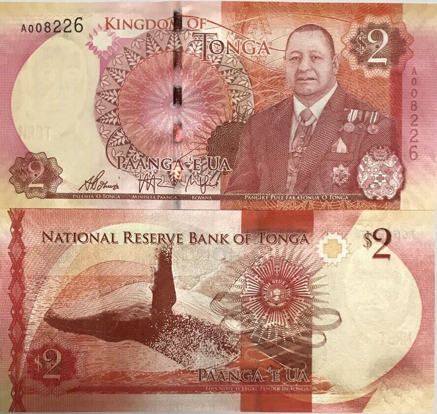 Tonga 2 Pananga 2015 P 44 UNC