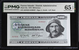 Faeroe Islands 500 Kronur 1978 P 22 a Gem UNC PMG 65 EPQ