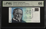 Finland 20 Markka 1993 ND 1997 P 123 Gem UNC PMG 66 EPQ