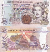 Guernsey 5 Pound ND 1996-2008 P 56 c UNC