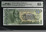 Albania 1000 Leke 1996 P 61 c Gem UNC PMG 65 EPQ