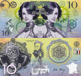 Steampunk USA 10 Dollars 2024 Fantasy Polymer