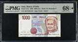Italy 1000 Lire 1990 P 114 c Superb Gem UNC PMG 68 EPQ Extra Star