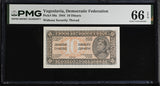 Yugoslavia 10 Dinara 1944 P 50 a Gem UNC PMG 66 EPQ