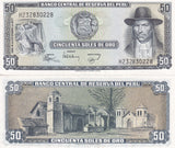 Peru 50 Soles De Oro 1977 P 113 UNC