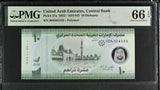 UAE United Arab Emirates 10 Dirhams 2022 P 37 a Gem UNC PMG 66 EPQ