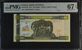 Eritrea 50 Nakfa 2011 P 9 b Superb Gem UNC PMG 67 EPQ