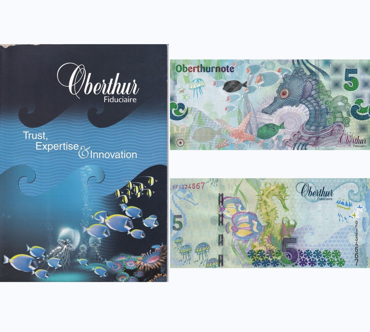 TEST NOTE set 2 UNC ,Seahorse , Oberthur, Securicoat, DualTrack, W folder