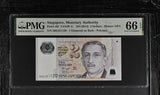 Singapore 2 Dollars ND 2014 P 46 f Polymer Gem UNC PMG 66 EPQ