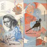 Test Note 100 Russia Goznak 2025 2026 Dance Ballet Maya Plisetskaya UNC w/Folder