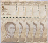 Venezuela 5 Million Bolivares Digitales 2021 P 115 UNC LOT 5 PCS NR