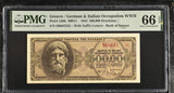 Greece 500000 Drachmai 1944 P 126 b Gem UNC PMG 66 EPQ