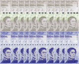 Venezuela Set 2 X 10 = 20 UNC 200000 500000 Bolivares 2020/2021 P 112 113
