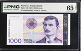 Norway 1000 Kroner 2004 P 52 b Gem UNC PMG 65 EPQ