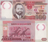 Mozambique 100 Meticais 2011 P 151 Polymer UNC